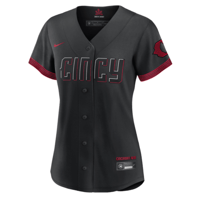 MLB Cincinnati Reds City Connect (Barry Larkin) Women's Replica